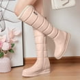 thumbnail image 3 of Platform Knee High Winter Snow Boots for Women with Fleece Lined Waterproof Warm Hidden Wedges Tall Boots, 3 of 6