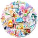 thumbnail image 1 of 50 Uds. Pegatinas de princesa para niñas, calcomanías bonitas impermeables para ordenador portátil, botella de agua, monopatín, bolsa de libros, equipaje, 1 of 9