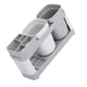 thumbnail image 3 of Soporte para pasta de dientes Juego de soporte Estante de almacenamiento para cepillos de dientes Inodoro Baño Estante para tazas de lavado Dos tazas kenally  HA8811-02B, 3 of 6