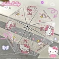 thumbnail image 2 of Hello Kitty Kuromi-paraguas de lluvia Manual transparente para mujeres y niñas, resistente al viento, plegable, para viajes al aire libre, 2 of 4