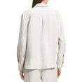 thumbnail image 2 of Theory womens  Linen-Blend Straight Top, p, 2 of 3