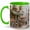 Green, variant on Paris Flower Shop 11oz Ceramic Mug, Bicycle Street Cafe Art