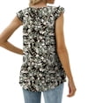 thumbnail image 4 of QUINDOS T-Shirts pour Femmes, Mode Gym, Col Rond, Sans Manches, Blouse d'Été Unie, Camisoles, Débardeurs pour Femmes, 4 of 6