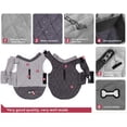 thumbnail image 3 of Abrigo impermeable para perros, chaleco cálido de invierno, ropa para perros a prueba de viento, chaleco de disfraz, ropa para mascotas para perros con orificio para arnés (gris) Rojo Verde RV1016-0124252FYD, 3 of 5