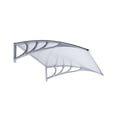 thumbnail image 5 of ALEKO Polycarbonate Outdoor Window or Door Canopy - 40 x 47 inches - Gray, 5 of 9