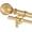 Warm Gold, variant on Warm Gold Double Curtain Rods 36-72", Decorative Window Treatment Curtain Rod with Round & Barrel Finials, 1-Inch Front and 5/8 Inch Back Double Telescoping Drapery Rod, Adjustable Double Window Rod