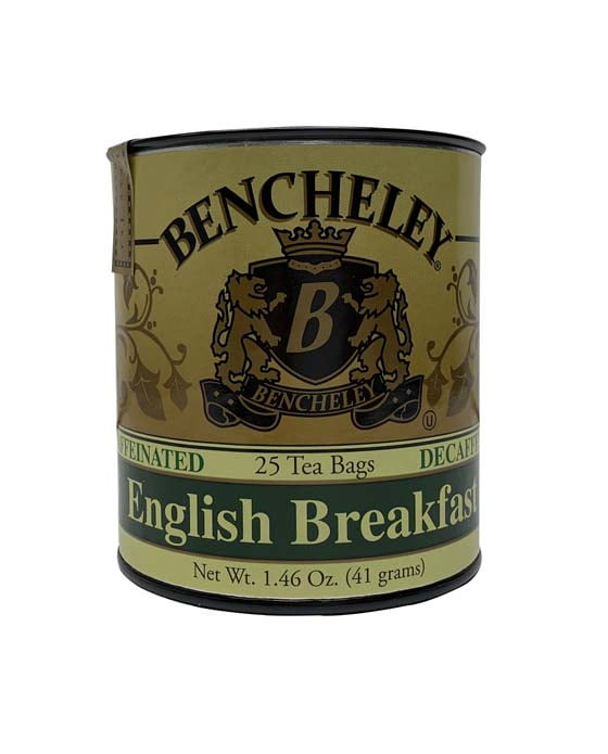 Bencheley English Breakfast Decaffeinated Tea, 25 tea bags (1.46 oz)