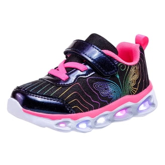XZNPDUCQ Girl's Twinkle Sparks Light-Up Sneakers, Cushioned