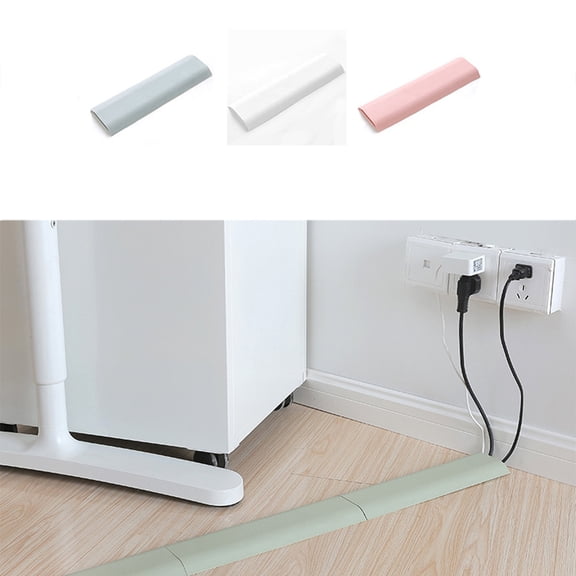 FOLOYORI 1Pack Self Adhesive Cord Organizer for Wire Hiding and Cable Protection