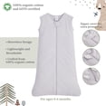thumbnail image 3 of Evolur Grizzly Bear Collection 3pc Crib Set (Fitted Sheet, Snuggle Sack, Crib Skirt) in Rocky Grey & Bear Print, 3 of 5