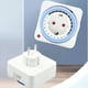 thumbnail image 5 of Toma De Temporizador De 24 Horas, Toma De Temporizador De 24 Horas, Interruptor Mecánico Programable, Enchufe Eléctrico De Pared Interior, Enchufe Europeo De 230V, 5 of 7