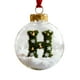 thumbnail image 5 of Bola Decorativa 26 Adornos Colgantes Navideños Con Forma De Bola De Letras, De Plástico Irrompible Con Purpurina Dorada, Personalizados Para Árboles Y Coronas (1 Unidad) Rkxzt, 5 of 9