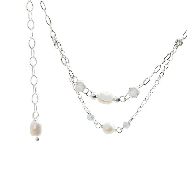 Tobillera Perla Ketzalia Plata Ley .925 Colección 2021