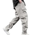 thumbnail image 1 of Jogging Pants Men, Multi Pocket Workwear Casual Pants, 1 of 9