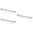 thumbnail image 1 of 3X Estante de Riel de Cocina Utensilio Montado En Pared Estante para Colgar de Suspensión de Acero Inoxidable para Herramientas Cocina Toalla Olla 7 Deslizantes, 1 of 5