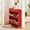 Red, variant on Space Saving Red Shoe Storage Cabinet with 2 Flip Drawers, Ample Storage, Sturdy MDF & Metal Construction Space Saving, Red - Easy to Assemble, Shoe Storage Cabinet for Doorway Hallway Entryway