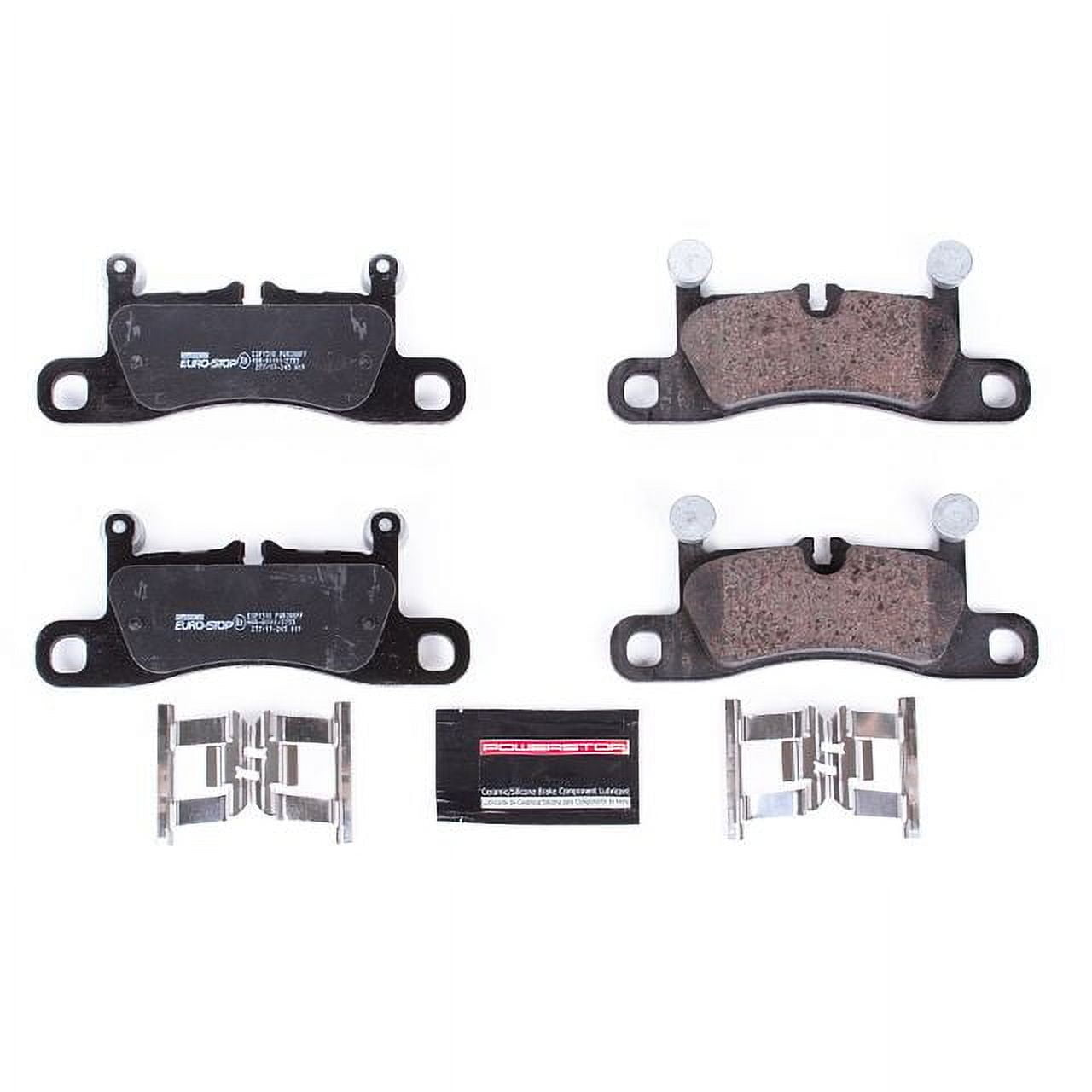 Power Stop Rear Euro-Stop ECE-R90 Certified Brake Pad ESP1510
