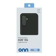onn Rugged Phone Case for Samsung Galaxy A26 5G - Black