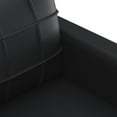 thumbnail image 4 of vidaXL 3-Seater Sofa Black 180 cm Faux Leather, 4 of 5