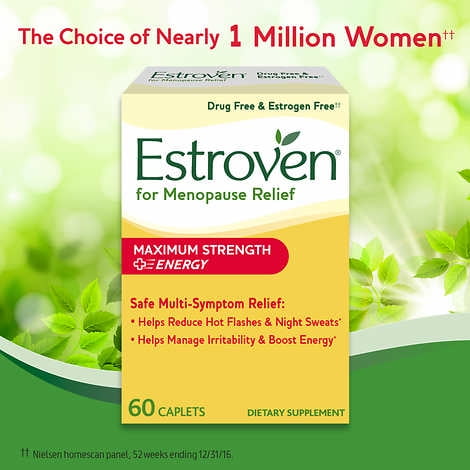 Estroven Maximum Strength + Energy, 60 Caplets | Walmart Canada
