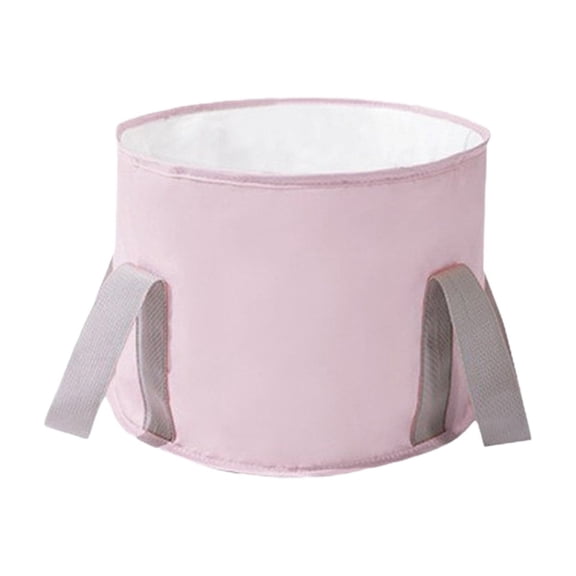 Leodye 1PCS Foldable Foot Bath Basin Portable Foot Spa Collapsible Bucket Suitable for Travel and Camping -1 1.8X11.8X7.9in
