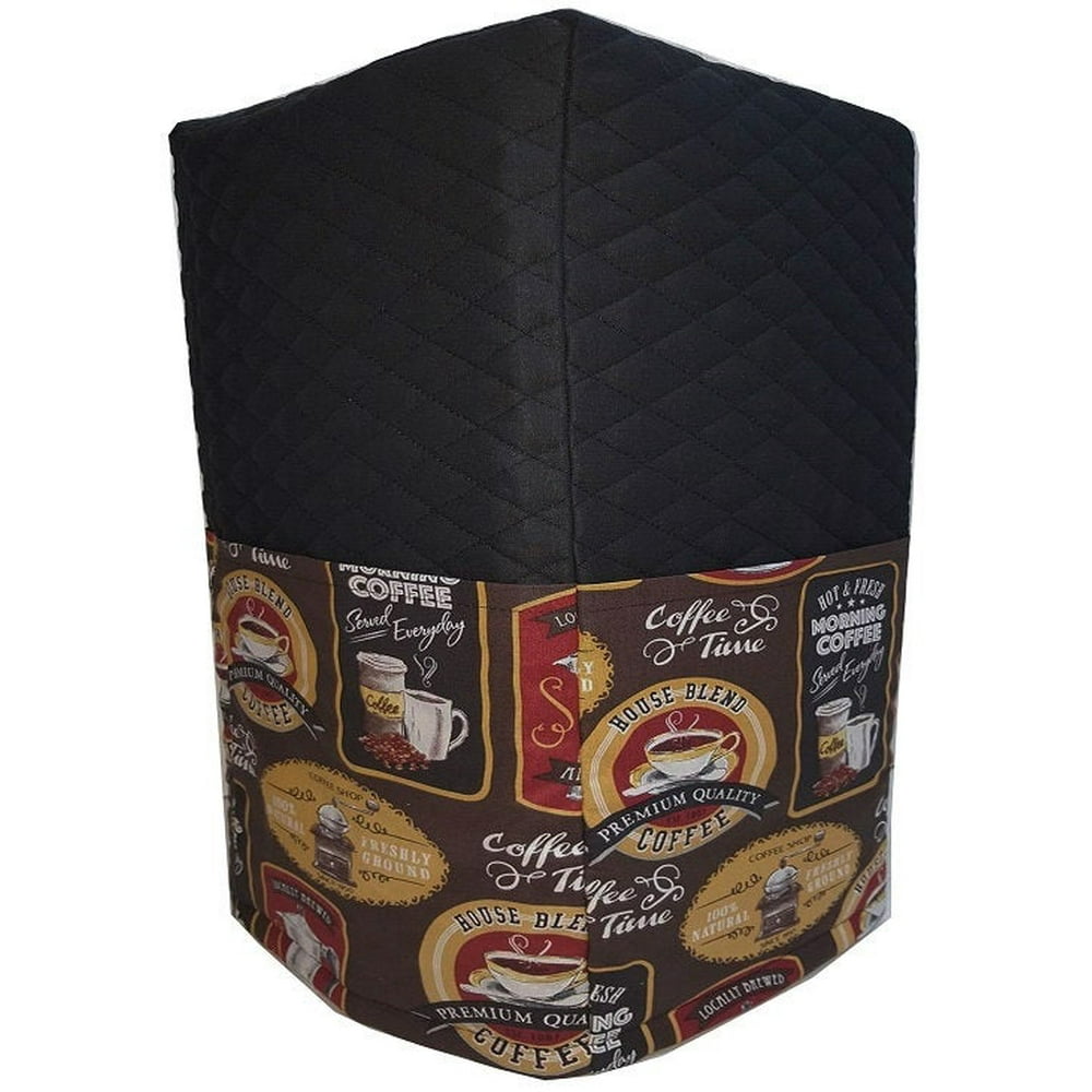 Quilted Morning Coffee Coffee Maker Cover by Penny's Needful Things