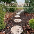 thumbnail image 6 of Footstone Ornaments X2 Outdoor Walkway Lawn Stepping Stone Ornaments Round - Cyan Household Stone Clearance!, 6 of 9