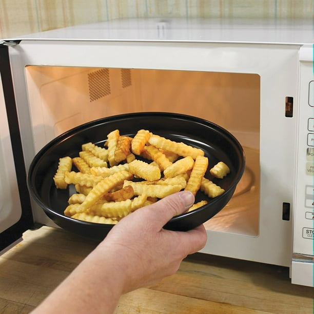Microwave Oven Crisper Food Reheater Pan