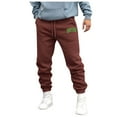 thumbnail image 1 of Zszcpp Work Pants Men Letter Print Solid Pockrt Daily Life Sports Long Running Cool Trousers Casual Trouser, 1 of 4