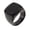 Black Black, variant on Gemstone Signet Rings for Men Black Silver Gold Plated Square Colorful Vintage Size 15 Statement Personalized Dainty Jewelry Gold Brown Size 7