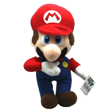Super Mario DS Classic Mario Red/Blue Outfit Small Stuffed Toy (11in)
