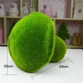 thumbnail image 2 of Billuyoard Adorno de estatua de jardín de setas de musgo Artificial de 25CM, musgo Artificial portátil duradero, adornos para el salón para Decoración del hogar, 2 of 6