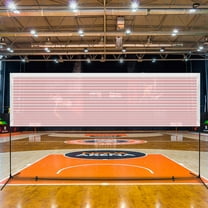 20 x 2.5FT Red Portable Badminton Net Tennis Volleyball Pickleball Sport Net for In/Outdoor