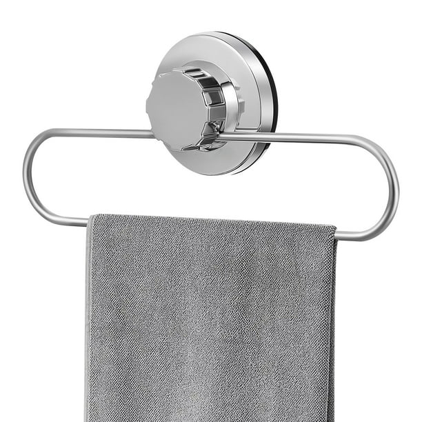 GOOHOCHY Toallero de baño con ventosa para pared, de metal, resistente, para cocina y baño