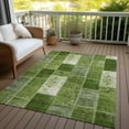 thumbnail image 6 of Addison Rugs Chantille Indoor/Outdoor Traditional Patchwork Olive Washable Rectangle Rug, 2'6" x 3'10", 6 of 6