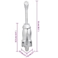 thumbnail image 4 of vidaXL Folding Anchor with Rope Silver 6 kg Malleable Iron, 4 of 5