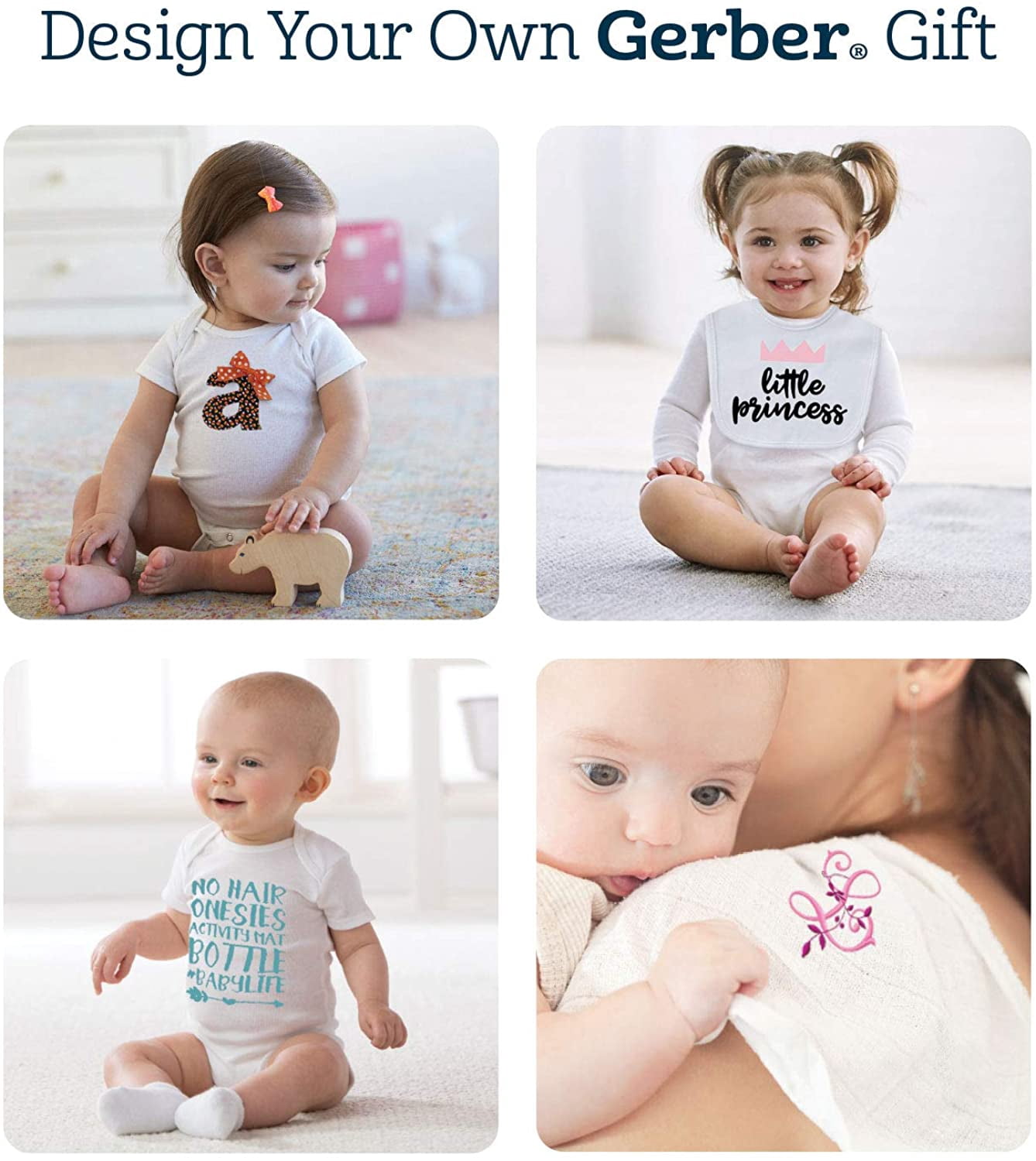GERBER Baby 5-Pack Solid Onesies Bodysuits, White, 4T, White, Size 4T