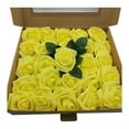 thumbnail image 1 of TechWave Easter 8cm Rose Rose Plus Leaf Belt Rod 25 Flowers Packed Pe Rose Head Roses Flower Arrangements in Containers Tropical Flowers Flowers for Cemetery Flower Heads Sunflower Flowers Wisteria, 1 of 3