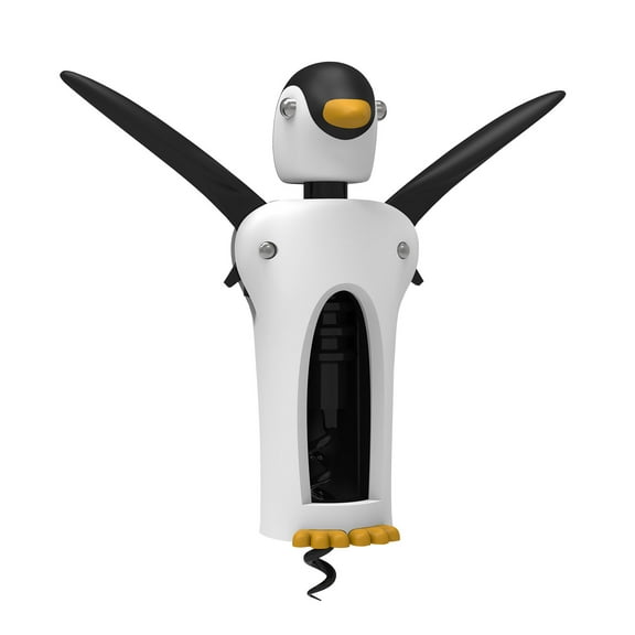 TrueZoo Penguin Winged Corkscrew Wine Opener for Home Bar Tool, Party Gifts