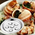 thumbnail image 3 of Plato de caracol de acero inoxidable Sunnimix 6 piezas, 3 of 7