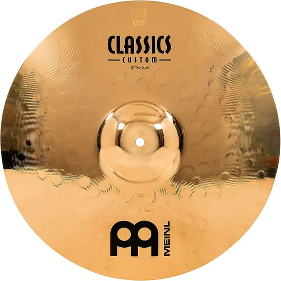 Meinl 16" Classics Custom Thin Crash, Brilliant