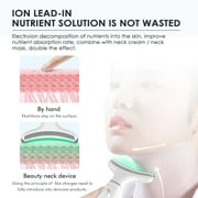 Facial and Neck Massager Skin Lifting & Firming,Light Therapy for Face with Vibration, Thermal, Cooling - at Home Skin Care Face Sculpting Tool and Beauty Device-White