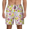 thumbnail image 3 of Uemuo Easter Egg Pattern Mens Swim Trunks Quick Dry Board Shorts with Mesh Lining, Stretch Beach Shorts Quick Dry No-Chafing Board Shorts-XX-Large, 3 of 9