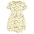thumbnail image 3 of Hudson Baby Infant Girls Cotton Dresses, Gold Sage Floral, 18-24 Months, 3 of 3