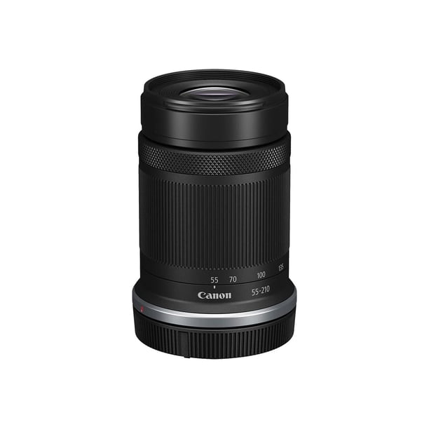 Canon RF-S55-210mm F5-7.1 es STM para cámaras Canon APS-C con montura RF sin espejo, zoom teleobjetivo, compacto, liviano, estabilización de imagen óptica, para fotos y videos de paisajes