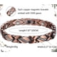 thumbnail image 2 of Copper Magnetic Bracelets for Women Arthritis Pain Ref~3500 Gauss Magnet Bracelet~Effective Therapy for RSI & Carpal Tunnel~100% Pure Copper Crystal, 2 of 3
