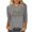 Gray, variant on ZRGHAOYLQ Christmas Shirts for Women 2025 Trendy 3/4 Sleeve Basic Pullover Funny Merry Christmas Graphic Tees Dressy Crewneck Tunic Tops