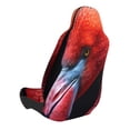 thumbnail image 2 of Wukai Closeup Red Flamingo Portrait Full Set Car Seat Covers with Soft Padding Universal Auto Front Seats Protector and Cushion Mat, 2 of 5