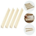 thumbnail image 3 of Monyance desktop domino racks Wooden Domino Holders 4pcs for Mexican Train Mahjong(7.48X0.91X0.71Inches), 3 of 10