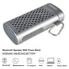 Contixo Bluetooth Speaker 6000mAH Samsung Battery Portable Power Bank Charger 5V/2A Output with 3.5mm Aux Jack, Support 32GB Micro SD Card